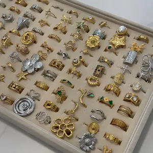 10 for $50 - stainless steel rings (build your own bundle)