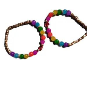 Cosmos Boutique Handmade Adult & Kids Stretchy Beaded Bracelets - Colorful Glass Acrylic & Faux Pearl Designs - Unique Jewelry for Gifting or Daily Wear