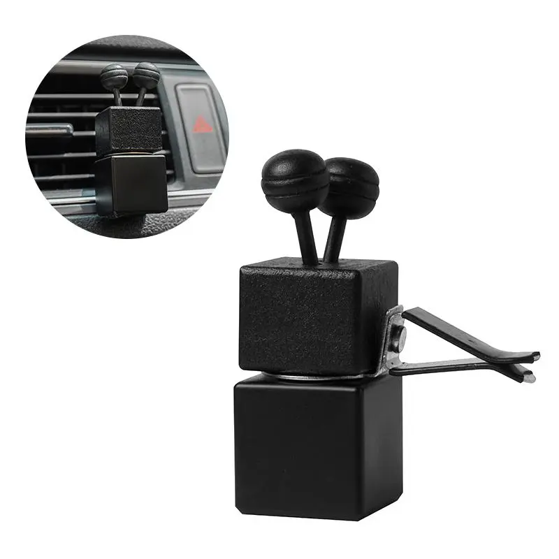 8ML Car Pendant Car Fragrance Empty Glass Bottle Clip Cute Car Air Freshener Empty Bottle Perfume Clip Auto Interior Accessories