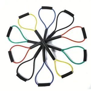 1pcs Boxing Training Resistance Band, 8-Shaped Stretch Band, Home Fitness Equipment, Kickboxing Exercise Band, Gym Workout Tool, Muscle Training Equipment