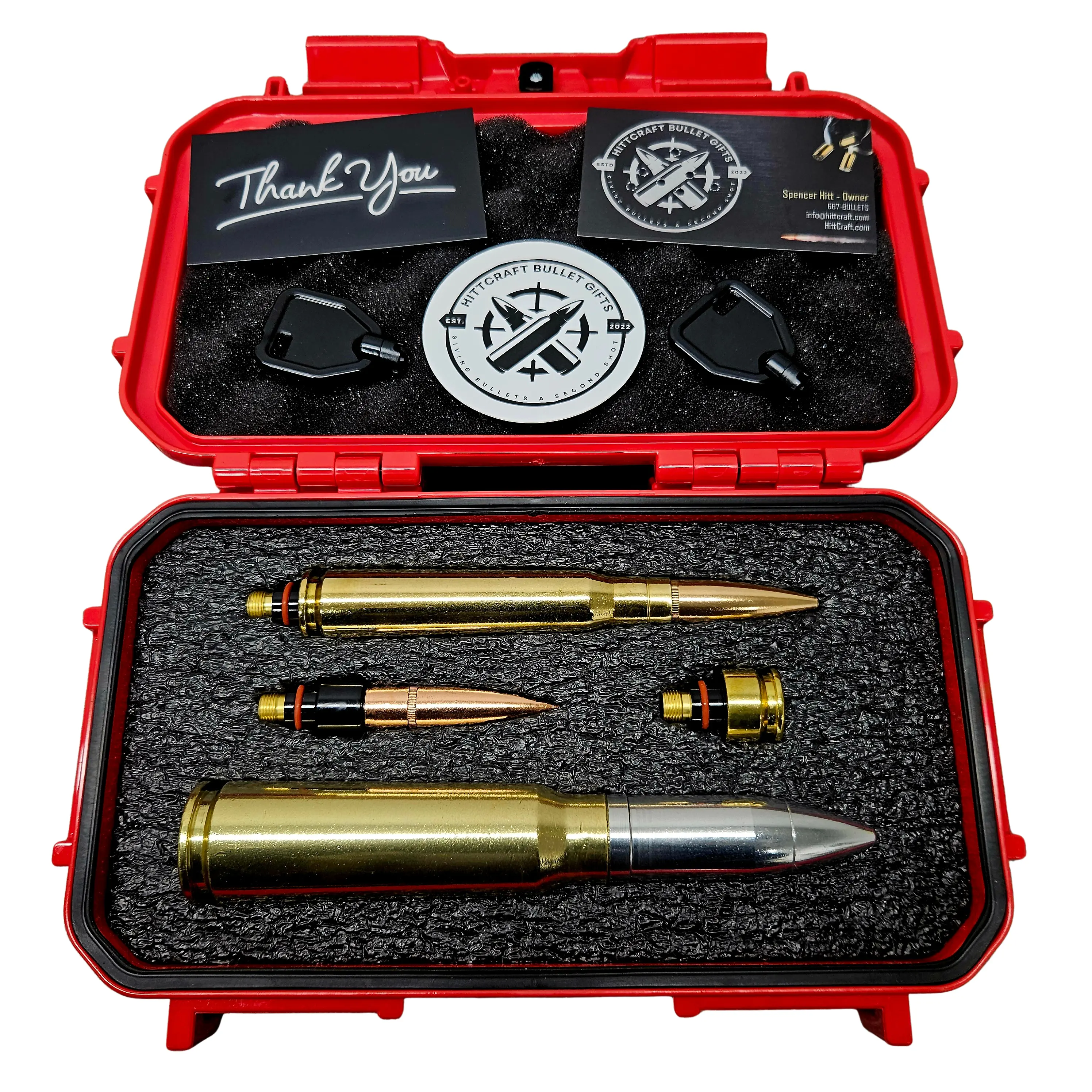 BMG 50 TIG Welding Back Cap Set with 1 Tungsten Holder & Storage Container, USA-Made Waterproof Lockable Accessory, 17/18/26 & 9/20/25 Series Torches Compatible, 5.5" Tungsten Capacity, 1 Long Back Cap, Ample Storage Capacity, Perfect Gift for Welders, We