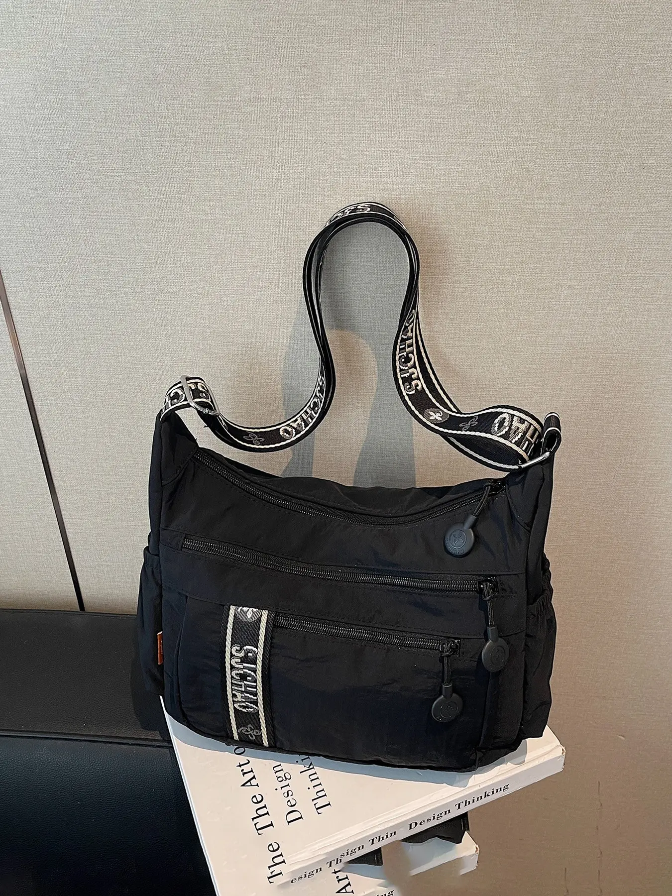 Ladies' fashionable, simple and casual solid color shoulder bag Crossbody Tote Bag is convenient and durable, suitable for daily commuting, work and school, versatile, and a must-have shoulder bag for ladies Office Work Bag Lightweight Crossbody Bag