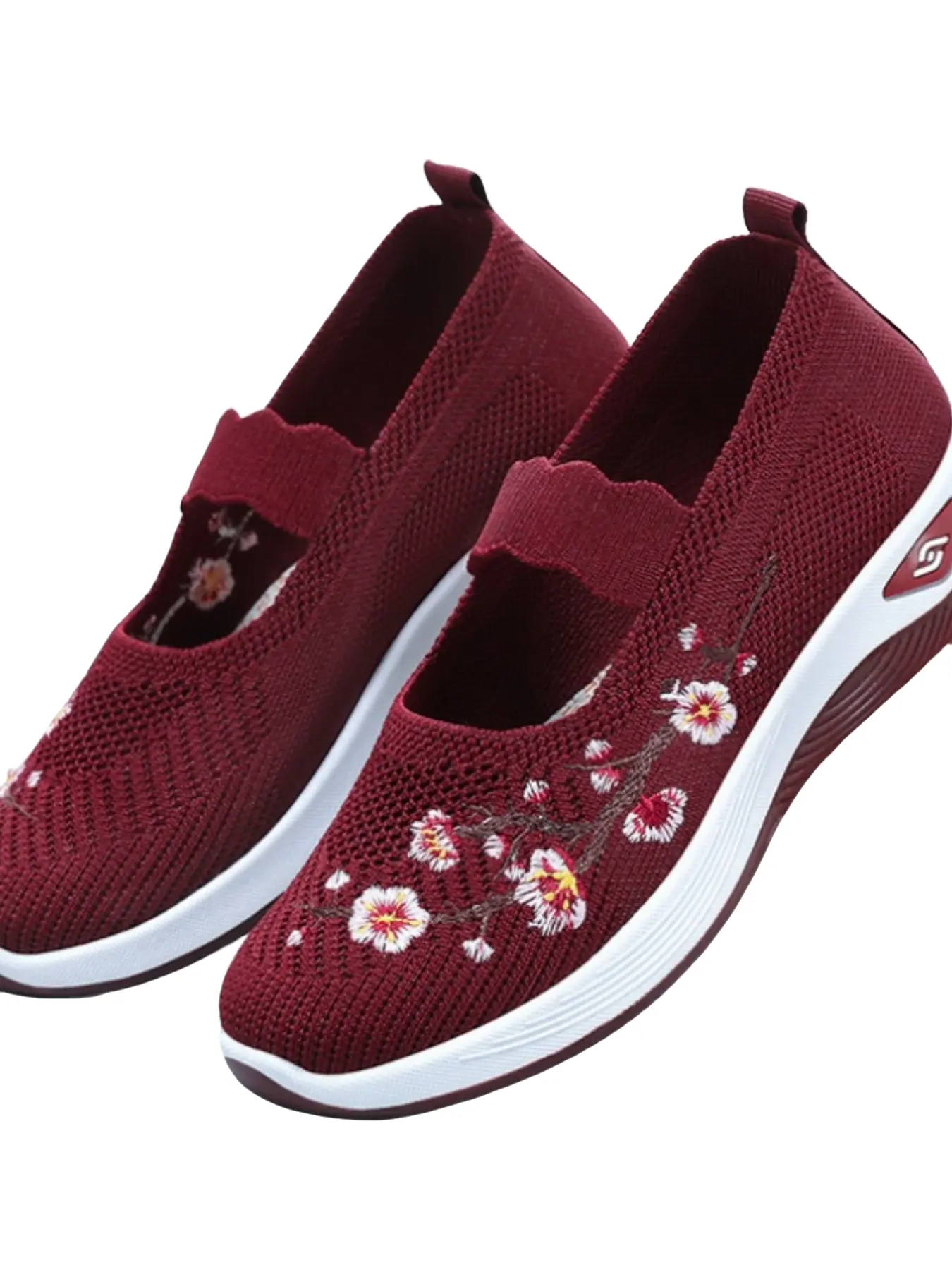 Women's One-Step Mesh Casual Shoes, Anti-Slip Rubber Breathable Lightweight Comfort, Affordable Soft Walking Sandals for Middle Aged Moms