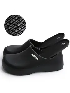 Non-Slip Rain Shoes, Chef Shoes, Doctor Nurse Work Shoes with Insoles, Lightweight Waterproof Anti-Slip Safety Protection, Non Slip Clogs