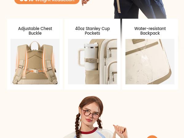 LOVEVOOK Laptop Backpack for Women, School Backpack for Girls & 15.6 Inch Laptop Work Bag, Large Capacity Bookbag for Students with Tumbler Holder back to shcool LOVEVOOK Laptop Backpack for Women, School Backpack for Girls & 15.6 Inch Laptop Work Bag, Large Capacity Bookbag for Students with Tumbler Holder back to shcool