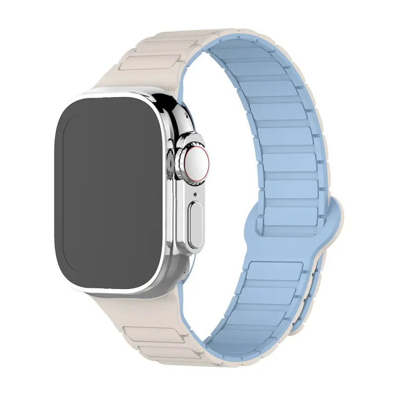 Antique white with mist blue