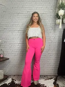 Hot Pink Bell Bottoms