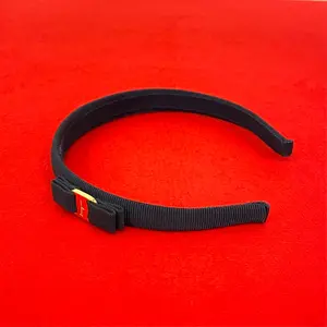 Pre-owned SALVATORE FERRAGAMO Canvas Small Leather Goods Vara Headband