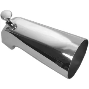 Bathroom Tub Spout with Front Pull Up Diverter, Chrome Finish, 1-Pack (88052)