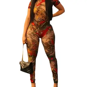 See Through Stretch Jumpsuit