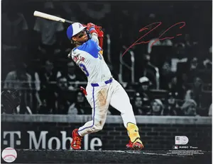 Ronald Acuna Jr. Atlanta Braves Autographed 11" x 14" City Connect Spotlight Photograph - Fanatics Authentic Certified