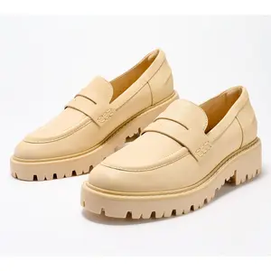 Schutz Leather Lug Loafers - Christie Weekend