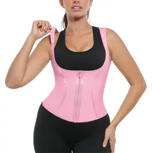 Shapellx AirSlim Steel Bones Core Control Latex Waist Trainer Vest