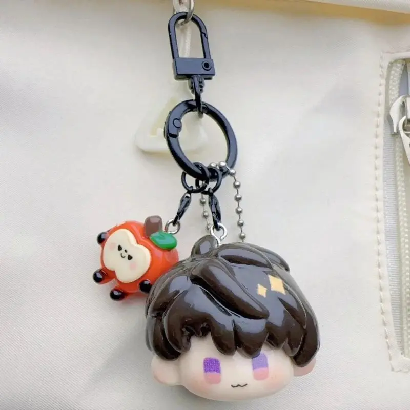 Game Love And Deepspace Xavier Zayne Rafayel Sylus Caleb Cosplay Keychain Keyring Kawaii Resin Pendant Key Chain Accessory Gift