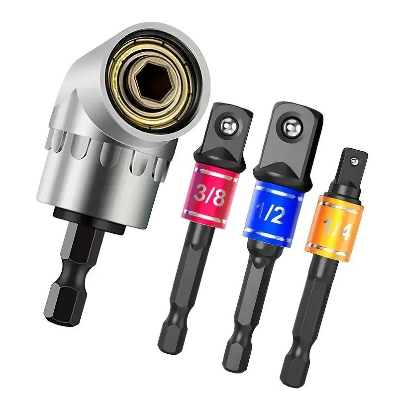 Impact Grade Power Hand Tools, 4 Counts/set 105 Degree Right Angle ...