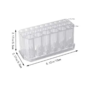 1pc Makeup Brush Holder, Nail Polish Storage Box, Cosmetic Display Storage Box, Makeup Box Organizer, Cosmetics Organizer