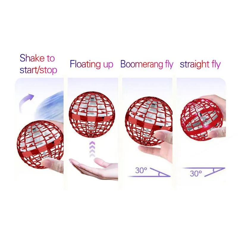 2026 Must-Have Cosmic Fly Ball - Boomerang Hover, Glowing Galaxy Spin Effect & Drone-Style Flight Path | Fun Outdoor Toy for Kids 6-12 & Teens | Ideal for Backyard Games, Park Adventures & Beach Days 6