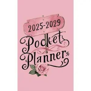2025-2029 Pocket Planner: Five-year in a pocket-sized format for easy portability Paperback – April 25, 2024