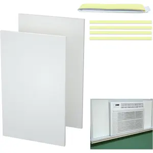 Window Air Conditioner,Side Insulated Foam Panel, Summer/Winter Heat and Draft Insulating,Simple Set Panels Window Seal