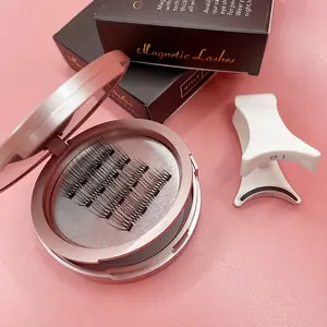 Magnetic Lashes 2 Pairs Of Magnetic False Eyelashes Four Magnetic Power Set For Eye Tail Lengthening And Little Devil Style Makeup Cosmetic