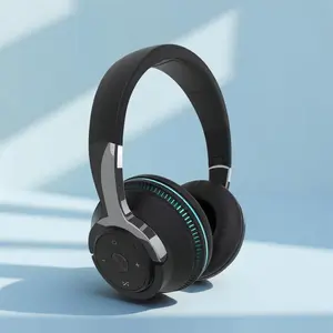 Wireless Headphones, Foldable Design BT 5.3 Headphones, Low Latency Stereo Sound Headset with Microphone, Portable Headphones for Travel, Music, Gaming, Audio