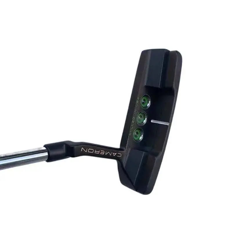 Black Scotty Cameron Blade Putter, Green Four-Leaf Clover Lucky Edition Milled Face Putter