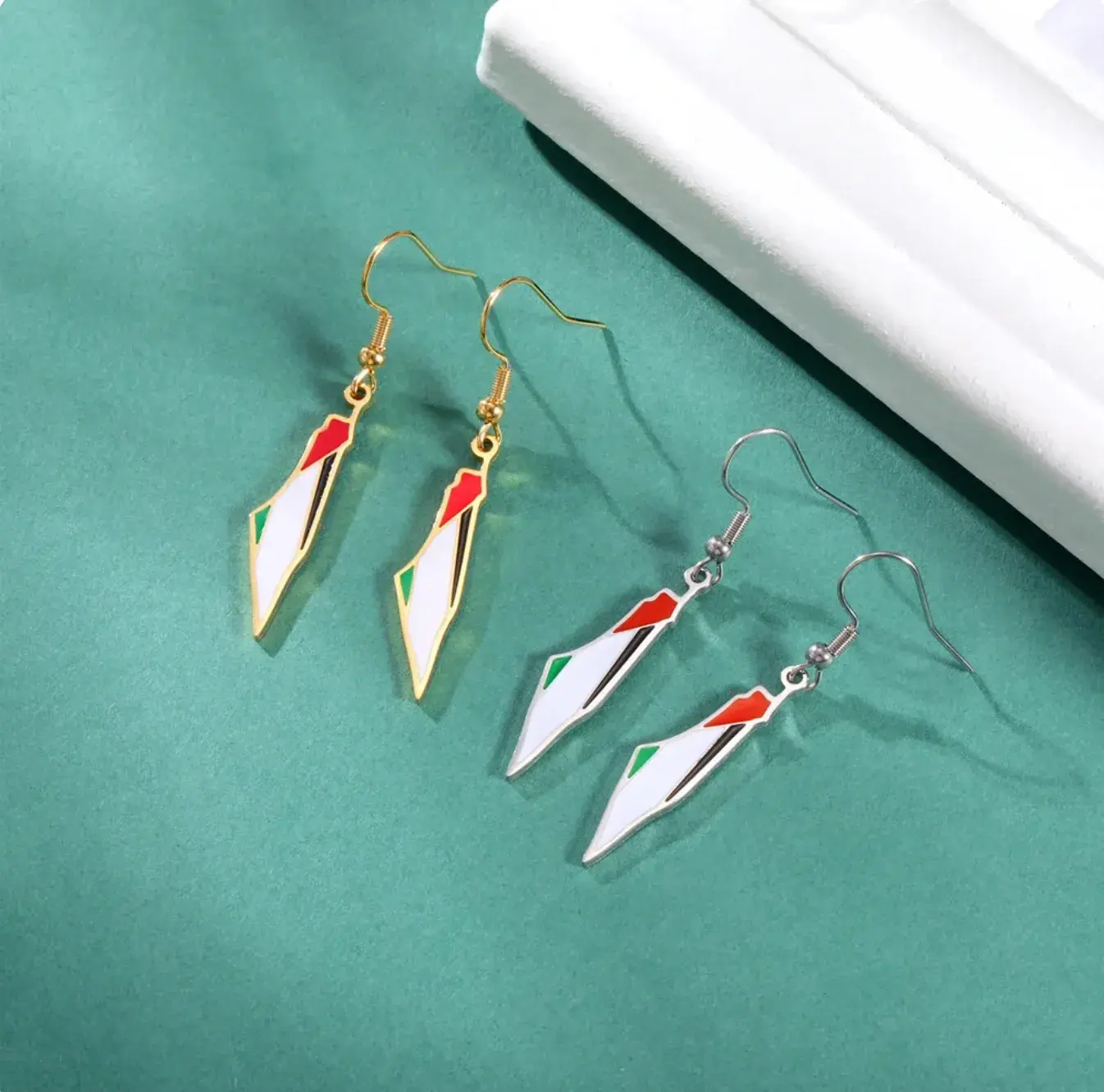Palestine Flag Earrings