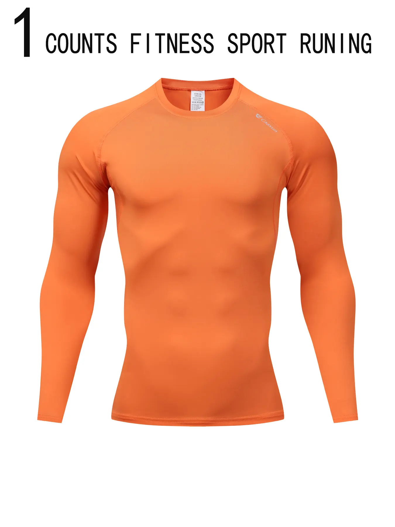 Men's Compression Long Sleeve T-Shirt, Breathable Stretchy Gym Shirt Activewear for Basketball Running Cycling Workout Quick Dry Clothing, Gym Shirts, Fitness Shirt, Athletic Fitness Clothes