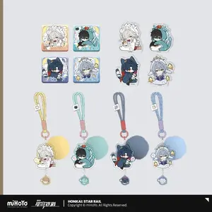 Sunsyea Honkai Star Rail Official Merch miHoYo Original Authentic NSSS Series Q Version Acrylic Stand Badge Keychain