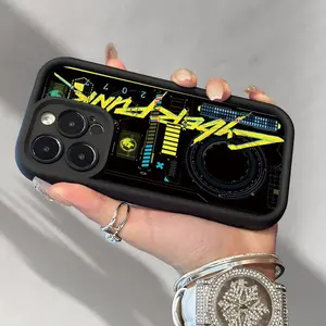 Cyberpunk Style Tech-Inspired Patterns and Text, Hot-Selling Creative Cartoon Designs, New Sky Eye Ladder Phone Case – Fun & Unique Minimalist Fashion Trendy Gift for Men/Women,For iPhone 17 16 15 14 13 12 11 PRO MAX PLUS,AIR Mini SE and iPhone XS MAX