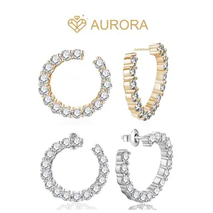 【#184 Startlight earrings 】 Luxury High Quality Earrings Birthday Dinner Women's Earrings Synthetic Moissanite Fine Studs Studearrings
