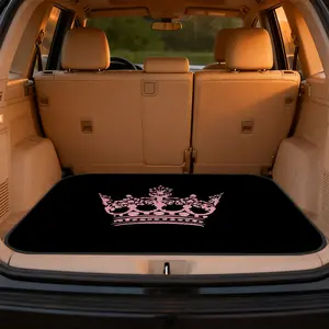 1pc, Pink Regal Design design Car Cargo Mat, universal trunk liner for SUV, sedan, or wagon, perfect for daily commuting, moving boxes, pet-friendly trips, and organizing your vehicle interior | Auto Cargo Liner, Car Accessory