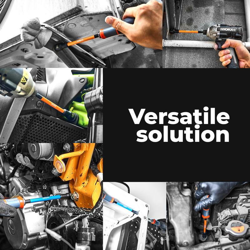 toolant Extra Long SAE/Metric Magnetic Nut Driver Set with Replacement Handle, 21pcs