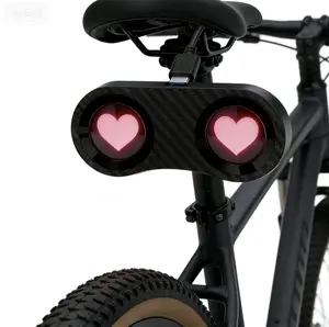 【2025 Upgraded Demon Eyes Bike Tail Light】 Waterproof Smart LED Rear Bike Light ， Programmable Eyes Rear Bicycle Tail Light with Type-C Charging, Mounting Bracket for Bikes LED Car Ambient Light