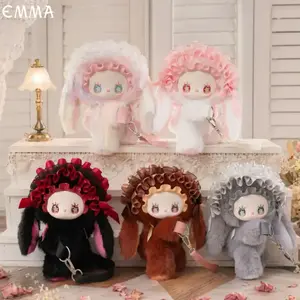 Emma Sweet Fufu Soft Party Bag Series Plush Blind Box Collectible Figure, 4+1 Hidden Pieces, Gentle Soft Companion, Random Surprise Set