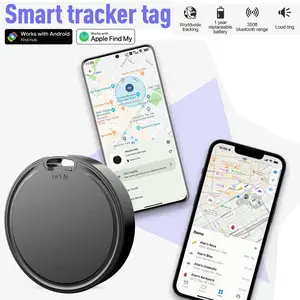 Air tag for Android and iOS, F8 dual system tracking card, Google Find Hub and Apple Find My Compatible, 2-year battery life, IP68 waterproof luggage tracker, suitable for keys/wallets/luggage