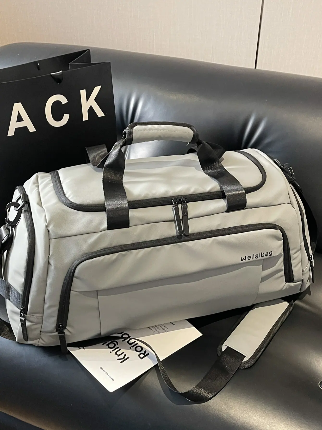Gift Large Capacity GyM Bag Dry Wet Separation Sports travel Bag, Separate Shoe Storage Compartment Zipper Bag Travel Duffel Bag For Men Women
