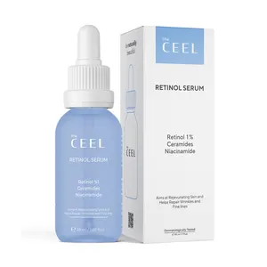 The Ceel Retinol Serum for Face | Resurfacing Retinol Serum | Firming, Anti aging, Brightening | Smoothing Fine Lines and Wrinkles | Retinol 1%, Ceramides and Niacinamide|1 fl.oz(30 ML)