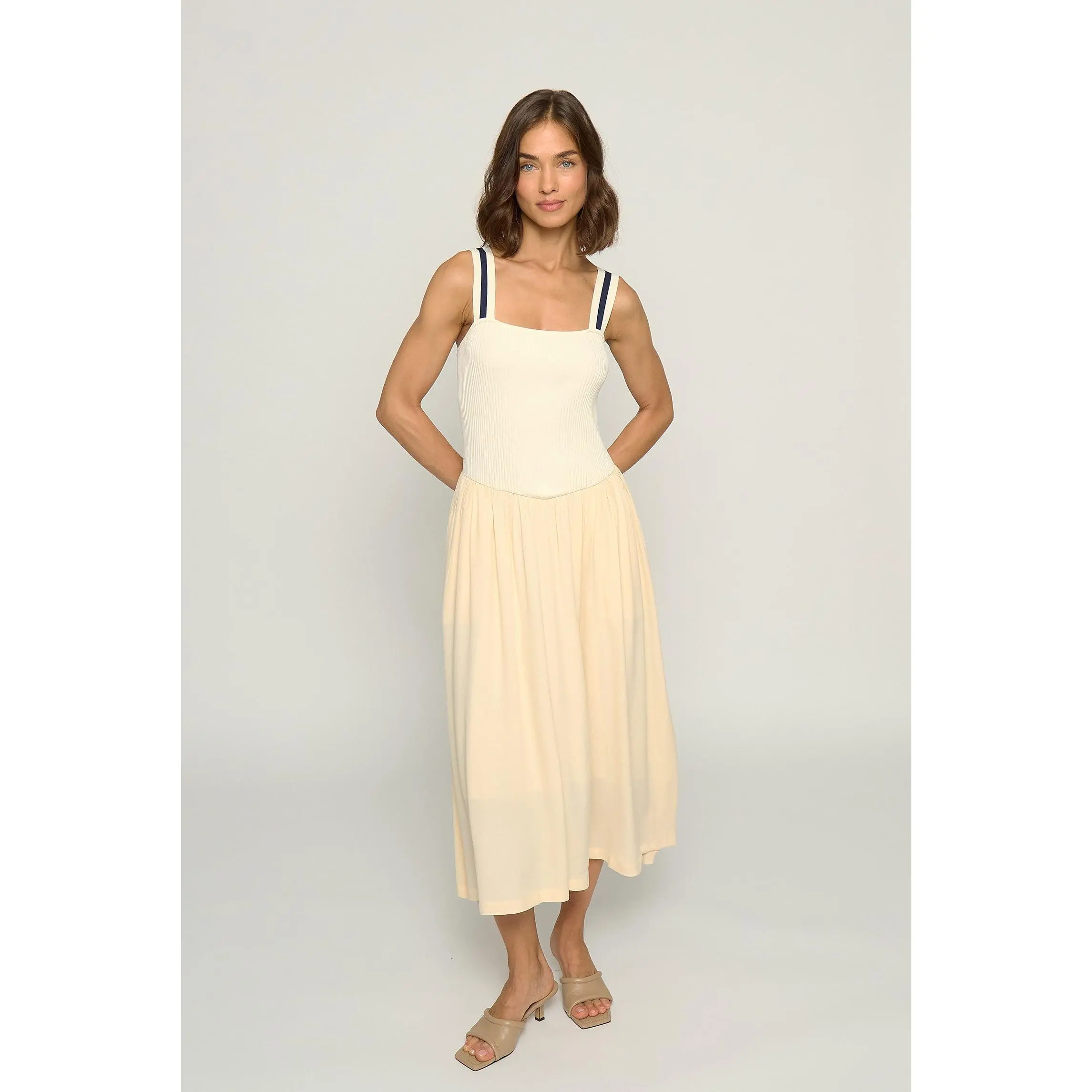 Basque Waist Bodycon Dress