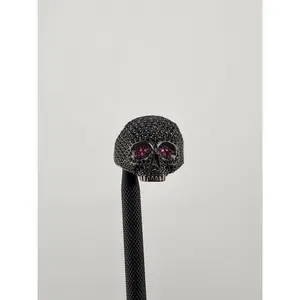 Gothic Skull Head Ring – 925 Sterling Silver (New)