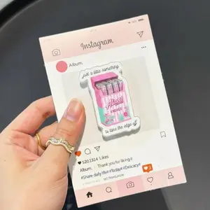 Funny Energy Drink MagSafe Phone Grip, Pink Soda Kindle Grip, Magnetic Pop Socket Style Phone Stand, Cute Bookish Accessory Gift