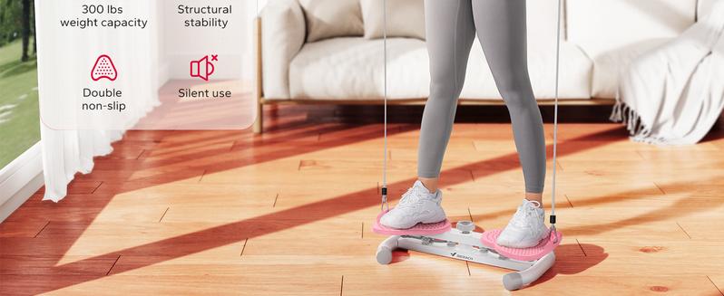 MERACH Waist Twist Machine Slim Waist Toned Abs Stand with Feet Apart Double Non-slip No Noise Exercise Equipment Abdominal Roller Machine MERACH Waist Twist Machine Slim Waist Toned Abs Stand with Feet Apart Double Non-slip No Noise Exercise Equipment Abdominal Roller Machine