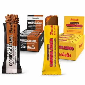 Barebells Cookies and Caramel & Caramel Choco - Protein Bar Bundle