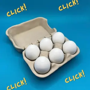 Egg Carton Fidget Clicker–atisfying Clicker for Stress Relief-Fun Desk Toy for Adults