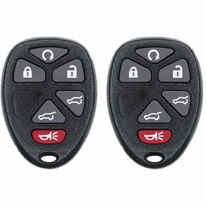 KEYS4LESS Car Key Fob Keyless Entry Remote for 2010 Chevrolet Tahoe Fcc OUC60270 OUC60221 Part Number 15913427 22951510 Pack of 2