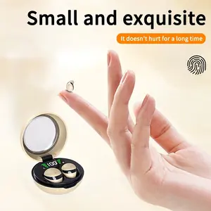 2026 New HiFi HD Stereo True Wireless Earbuds, Mini Invisible Wireless Earphones with Touch Function, Suitable for Sports, Gaming, Daily Use Headphones, Wireless Earbuds Headset