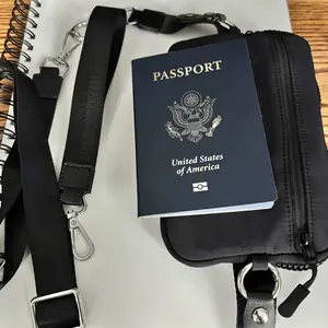 Clip and Go Strap Bag for phone with wallet Adjustable Crossbody Phone Lanyard and Detachable RFID Wristlet Wallet with ID Window Concert Bag