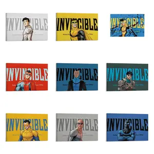 Invincible Inspired Character Canvas Print, Cool Comic Hero Wall Art, Modern War Themed Poster, Decor for Living Room, Bedroom, Dorm, Teen Boys Room, Game Room, Office