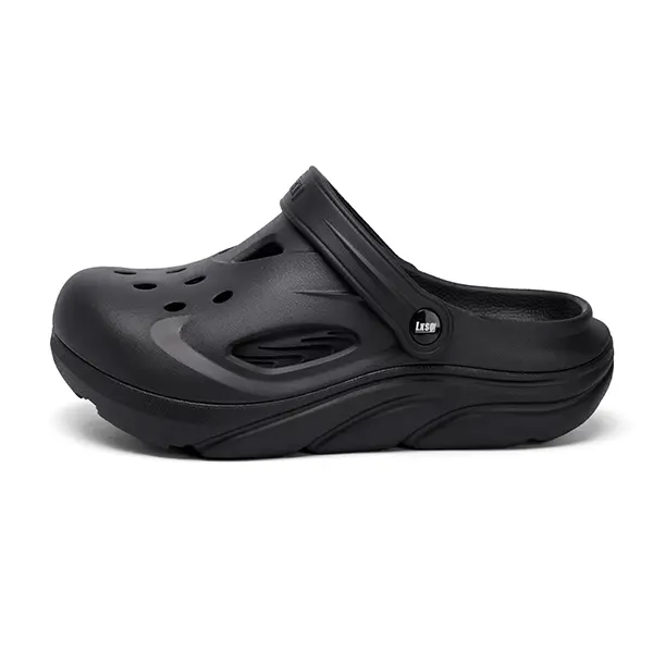Lxso Unisex Post Workout Recovery Clogs Thick Sole Arch Support Non Slip Outdoor Beach Clog Sandals