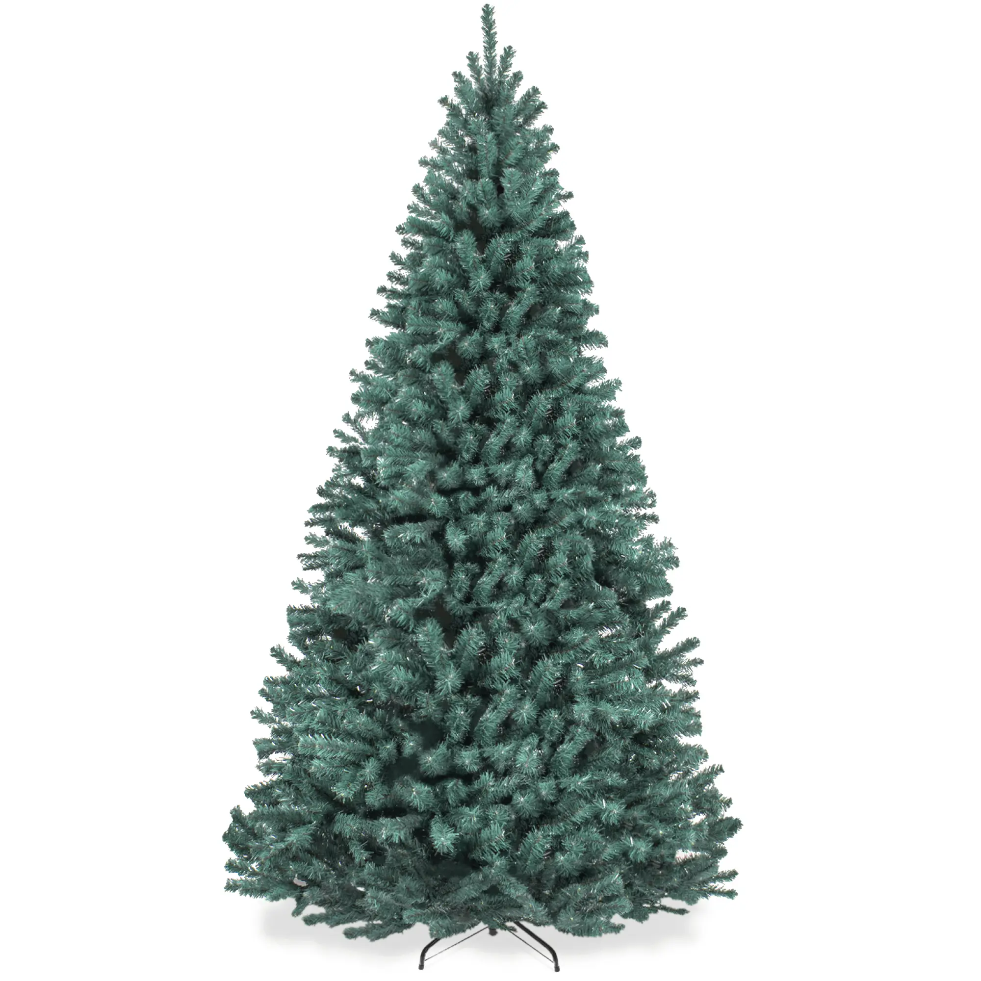 Best Choice Products Artificial Christmas Tree, Premium Unlit Spruce Design, Dense Branches – Blue Spruce